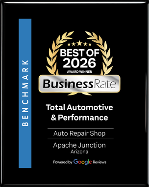 BusinessRate Best of 2026 Award Winner — Total Automotive & Performance, Auto Repair Shop in Apache Junction, Arizona
